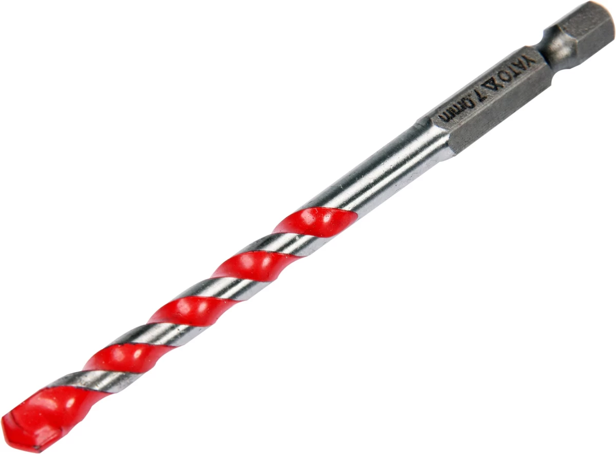 Grąžtas universalus su Hex 6.3 mm (1/4) galu | 7.0 mm (YT-44784)