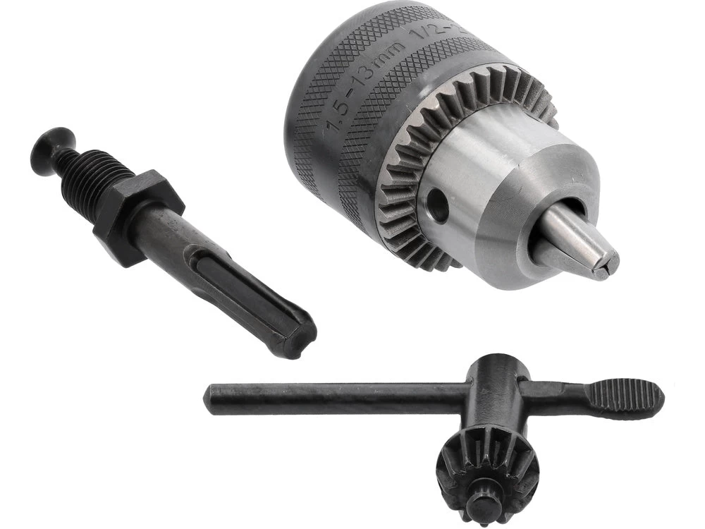 Grąžto griebtuvas su raktu ir SDS adapteriu | 1,5-13 mm | 1/2-20UNF (YT-820302)