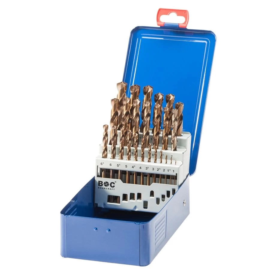 Grąžtų metalui rinkinys DIN338 19vnt. (1-10mm) (cobalt) Grąžtų metalui rinkinys DIN338 19vnt. (1-10mm) (cobalt)