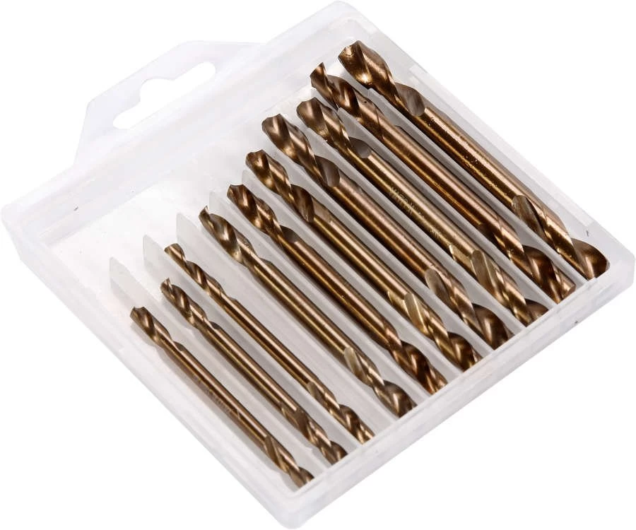 Grąžtų metalui rinkinys | dvipusiai | 3.0-6.0 mm 10 vnt. (YT-40025)