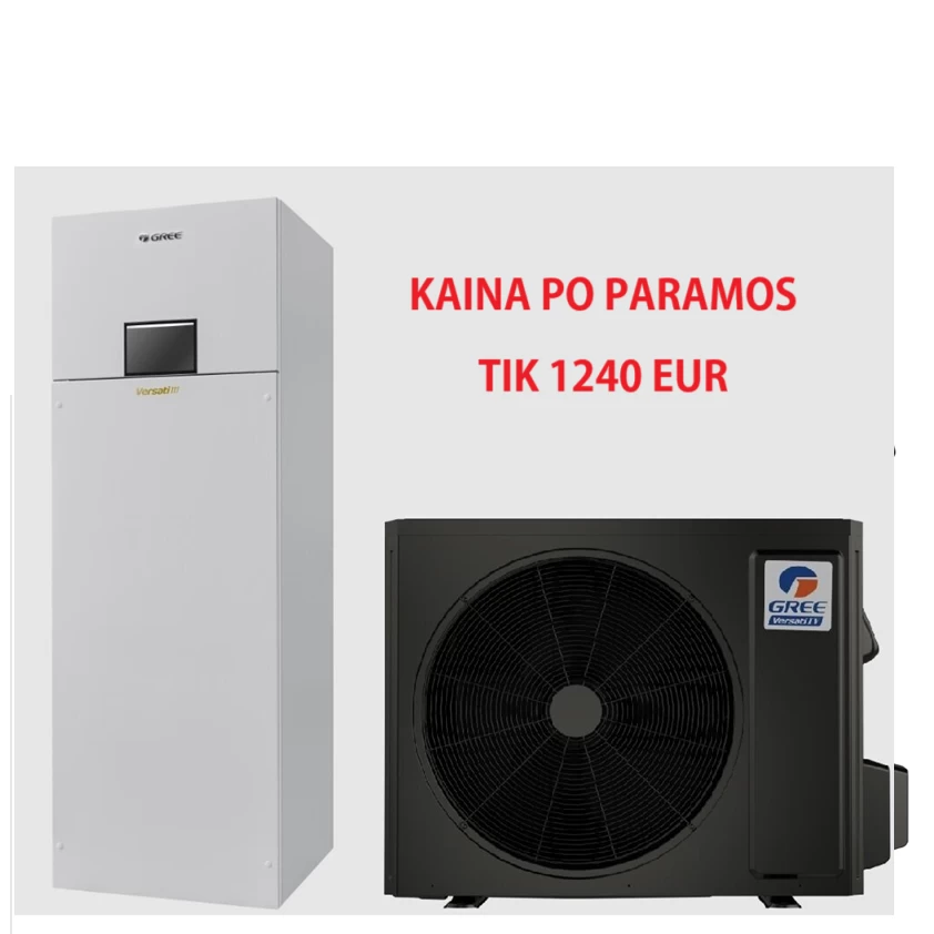 Gree Versati IV DUO šilumos siurblys 10,2/10,2kW