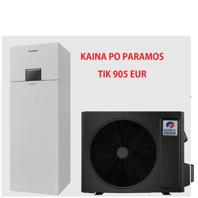 Gree Versati IV DUO šilumos siurblys 4,3/4,5kW