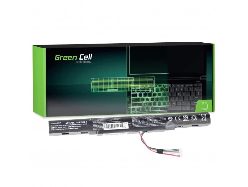 Green Cell As16a5k Akumuliatorius, Skirtas Acer Aspire E 15 E15 E5-575 E5-575g E 17 E17 E5-774 E5-774g Green Cell As16a5k Akumuliatorius, Skirtas Acer Aspire E 15 E15 E5-575 E5-575g E 17 E17 E5-774 E5-774g