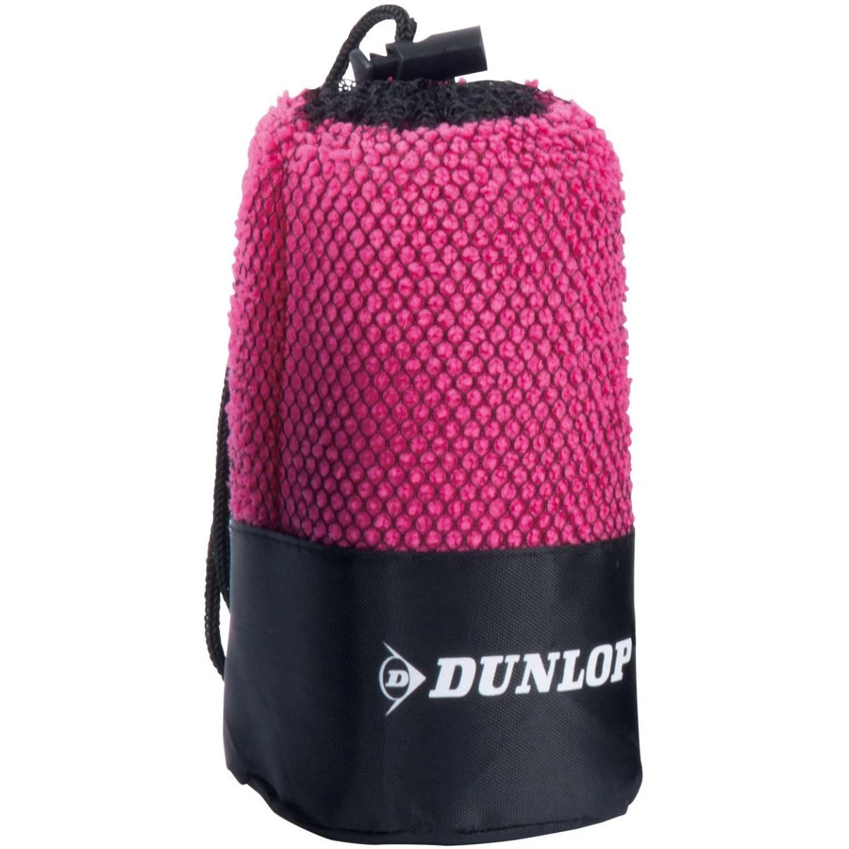 Greitai Džiūstantis Rankšluostis Su Sportiniu Laikymo Maišeliu 80x40cm Dunlop Rožinis