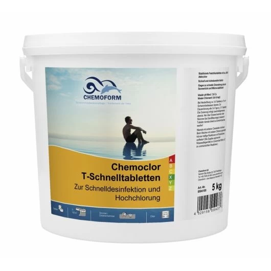 Greitai tirpstančios chloro tabletės Chemoform AG po 20 g, 5 kg, 504105