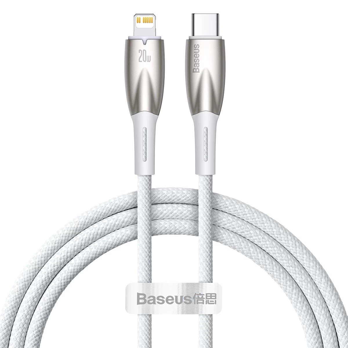 Greitasis įkrovimo Kabelis iphone Usb-c - lightning 480mb/s Pd 20w 1 M Baltas