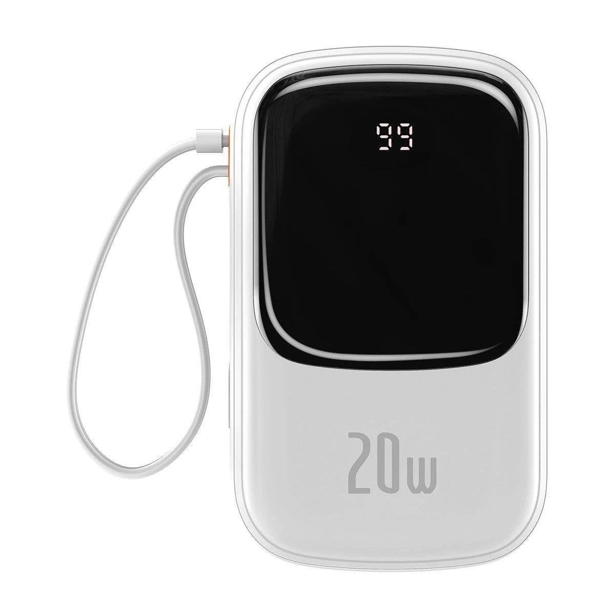 Greito įkrovimo 20000mah 20w Qc-pd-scp-fcp iphone Lightning Laidas, Baltas