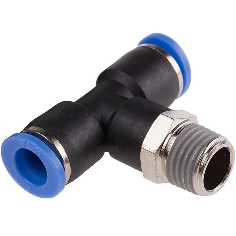 Greito jungimo vožtuvas T tipo 1/8 (iš.s.) - 8 x 8mm