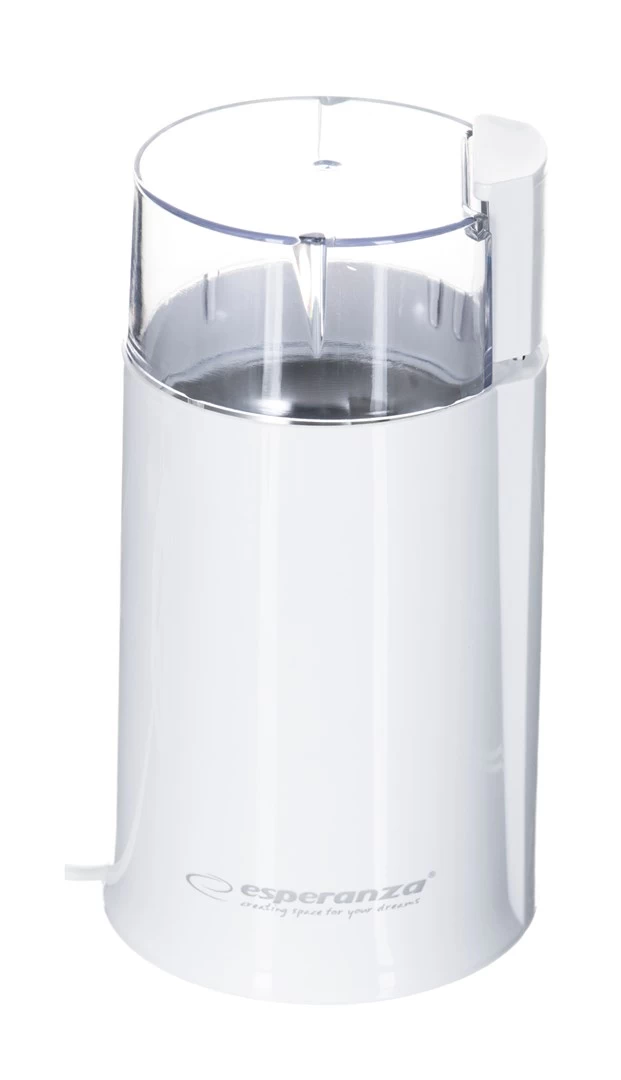 Grinder for coffee Esperanza Espresso EKC001W (160W; impact; white color)
