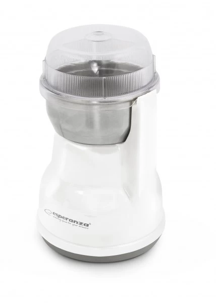 Grinder for coffee Esperanza Lungo EKC002W (160W; impact; white color)