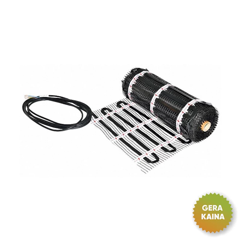 Grindinio šildymo tinklelis Warmset BLACK (prekė su trūkumais)