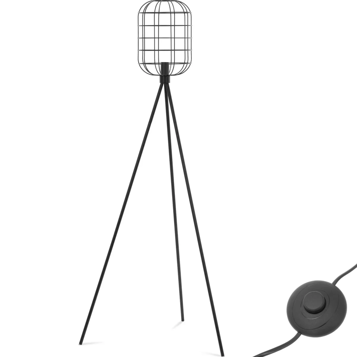 Grindinis šviestuvas Su Tinkliniu Gaubtu E27 163 Cm Grindinis šviestuvas Su Tinkliniu Gaubtu E27 163 Cm