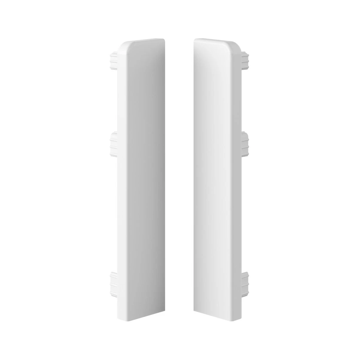 Grindjuostės užbaigimai PVC VOX Sempla, 2vnt  balta sp. (701)