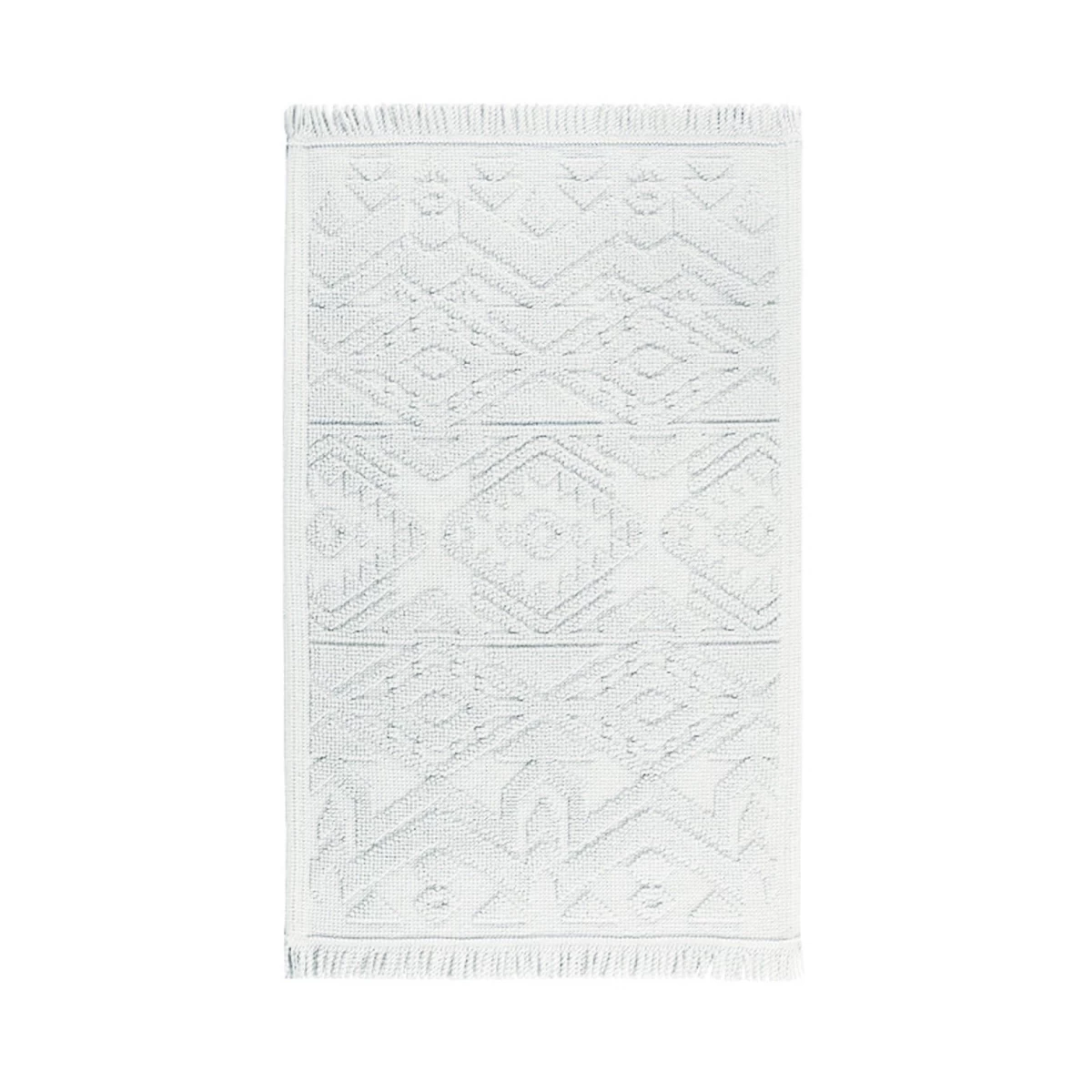 Grindų kilimėlis SAHARA, 50X70, WHITE, 1007108120003