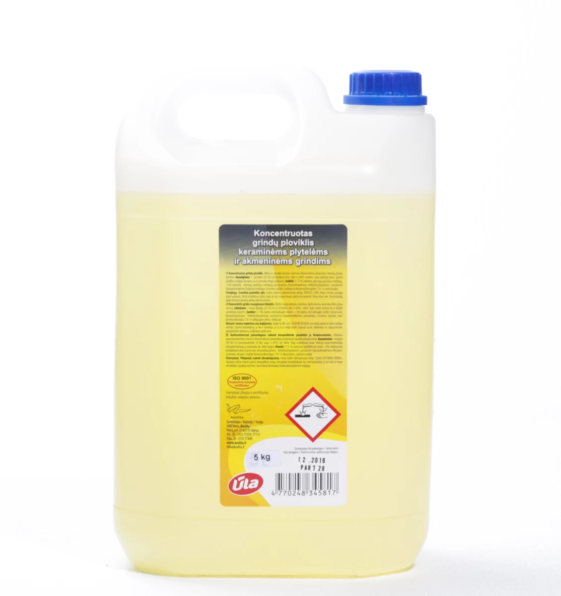 Grindų ploviklis keramikinėms ir akmens plytelėms ŪLA, 5l