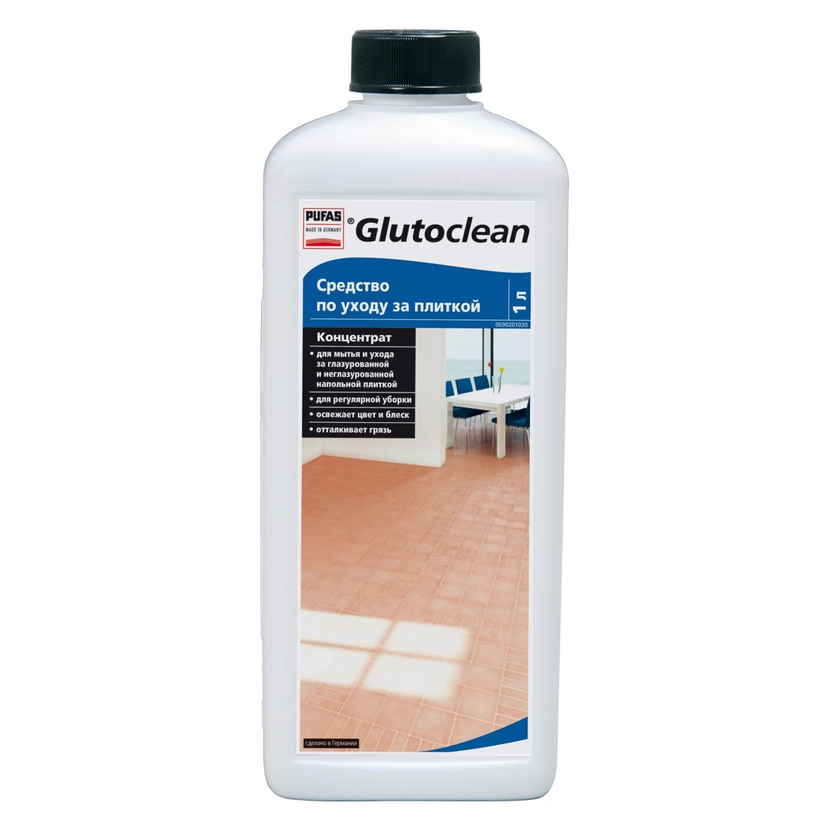 Grindų ploviklis PUFAS Glutoclean 390362-R, 1l