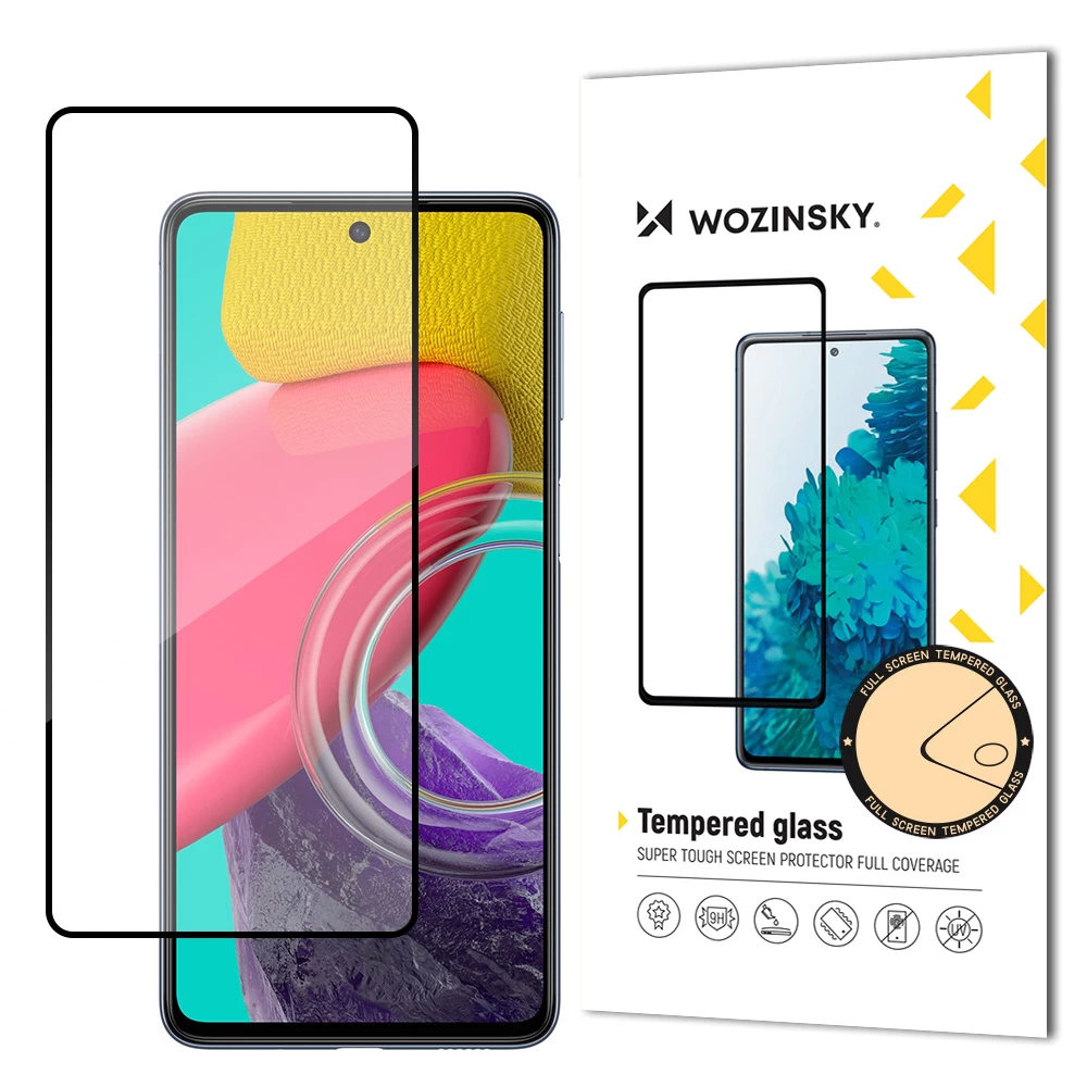 Grūdintas 9h Grūdintas Stiklas Visam samsung Galaxy M53 5g Ekranui Su case Friendly Rėmeliu, Juodas Grūdintas 9h Grūdintas Stiklas Visam samsung Galaxy M53 5g Ekranui Su case Friendly Rėmeliu, Juodas