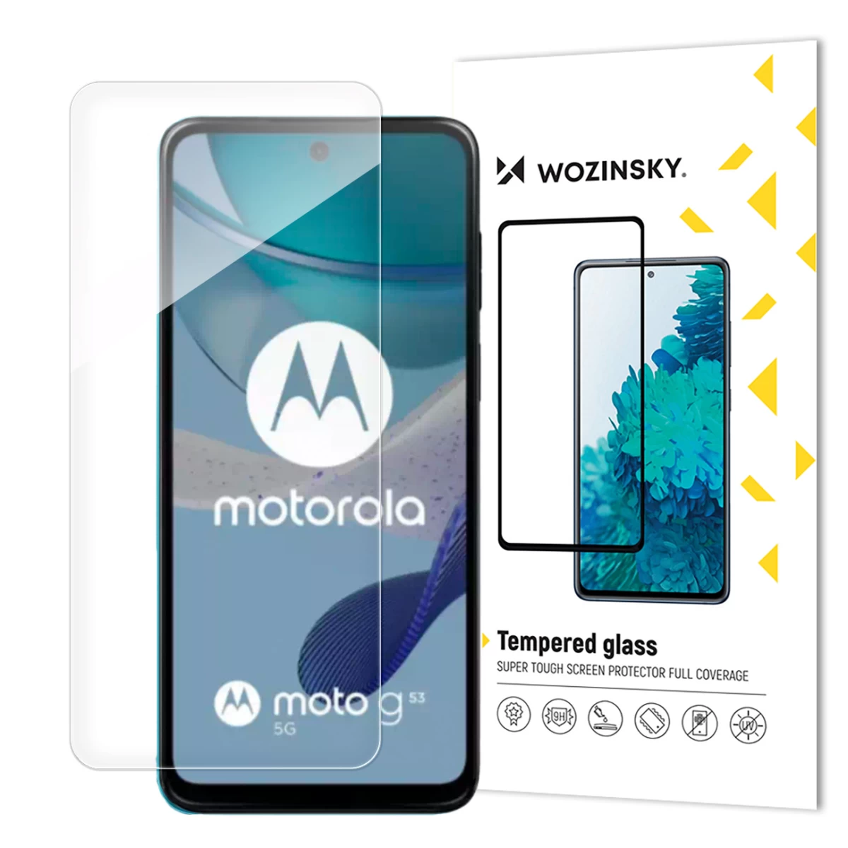 Grūdintas Apsauginis Stiklas motorola G53 Ekrano Apsaugai Grūdintas Stiklas