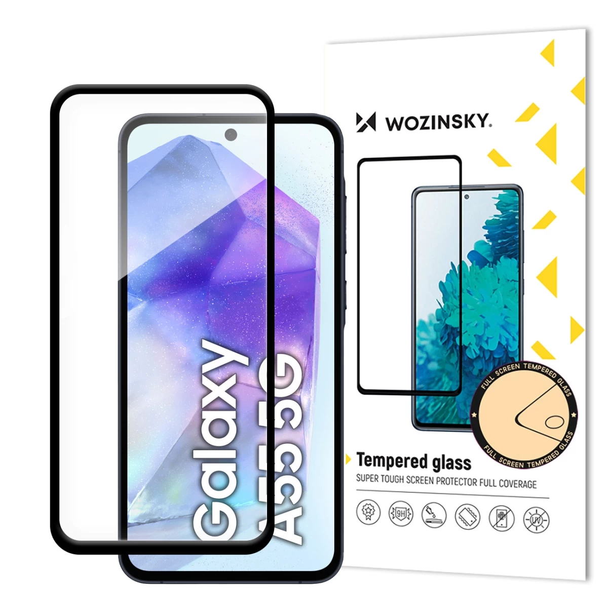 Grūdintas Itin Tvirtas Viso Ekrano Grūdintas Stiklas, Skirtas samsung Galaxy A56 / A36