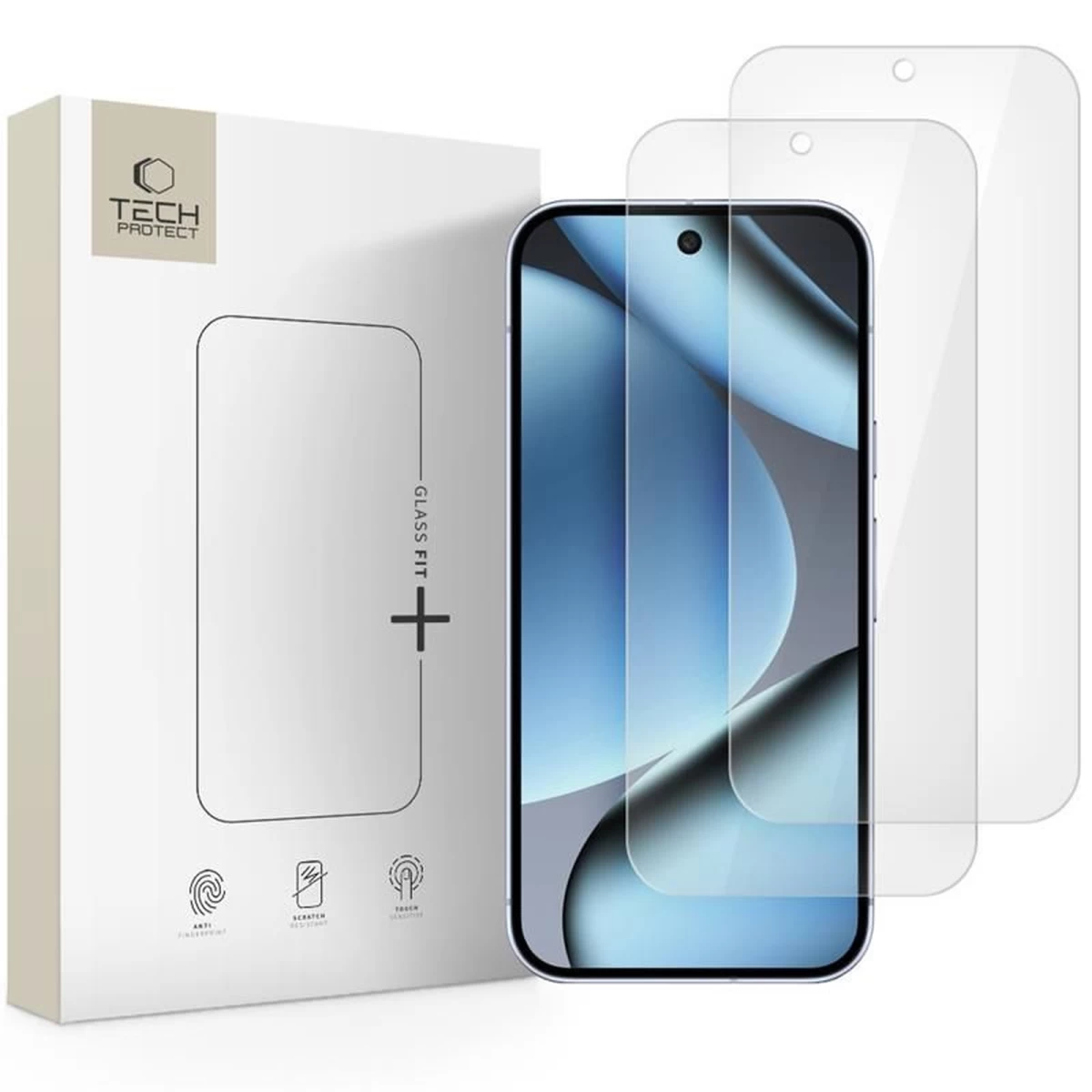 Grūdintas Stiklas, Skirtas google Pixel 9 Pro Xl / 10 Pro Xl Glass Fit+, Skaidrus - 2 Vnt.