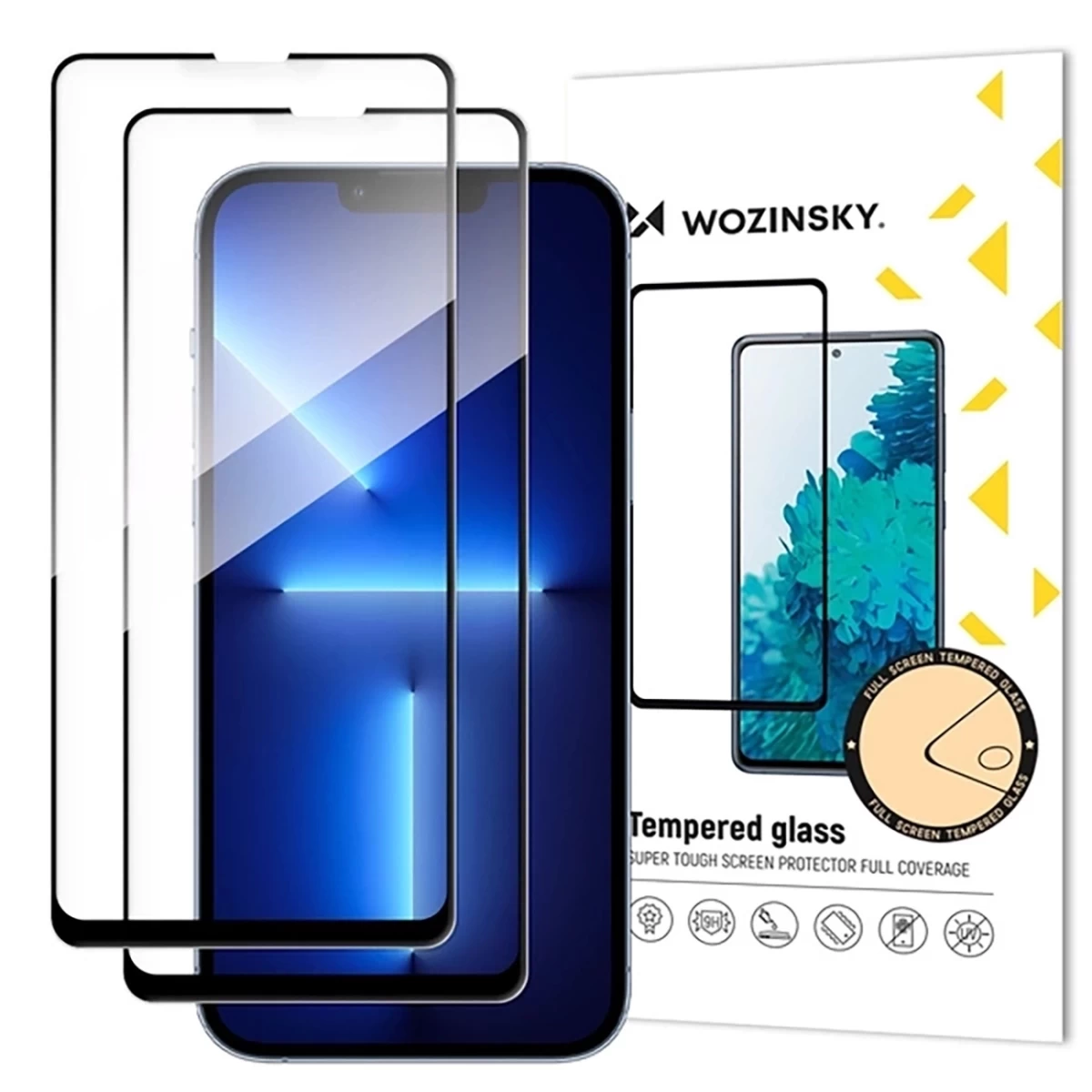 Grūdintas Stiklas, Skirtas samsung Galaxy S25 Fe Full Glue - 2 Vnt.