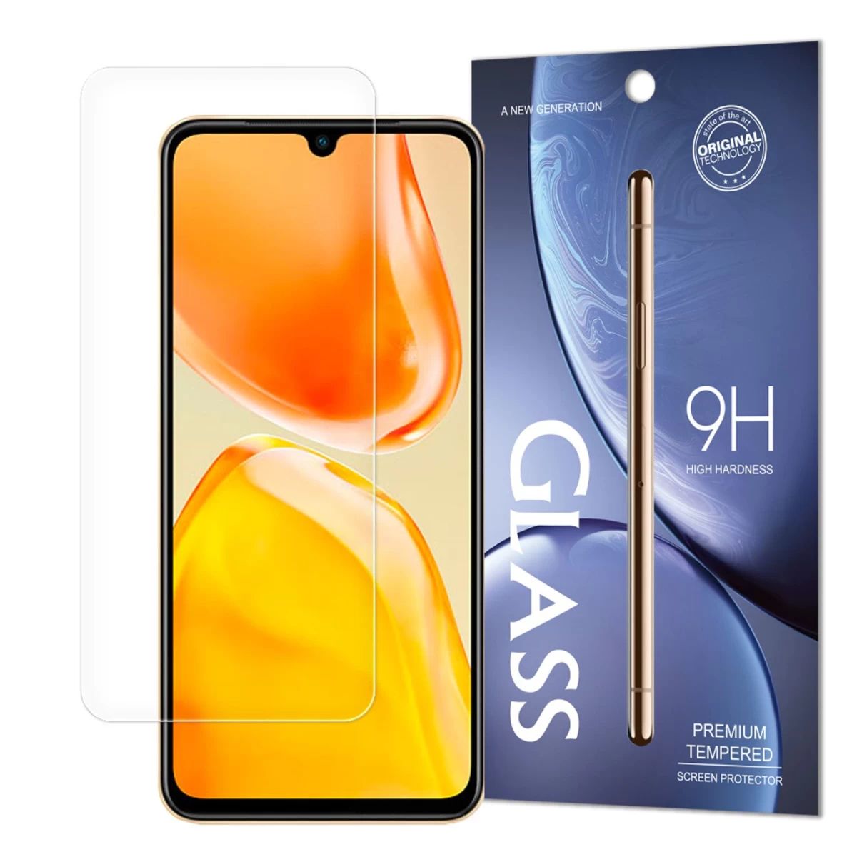 Grūdintas Stiklas Vivo X80 Lite / V25 Kietumas 9h (pakuotė - Vokas)