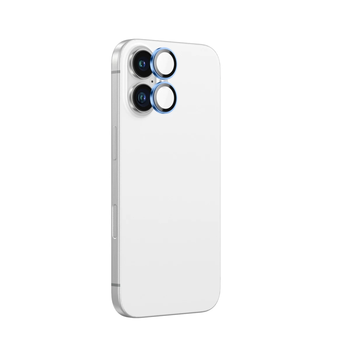Grūdinto Stiklo Su Kameros Objektyvo Rėmeliu iphone 16 / 16 Plus - Mėlynas