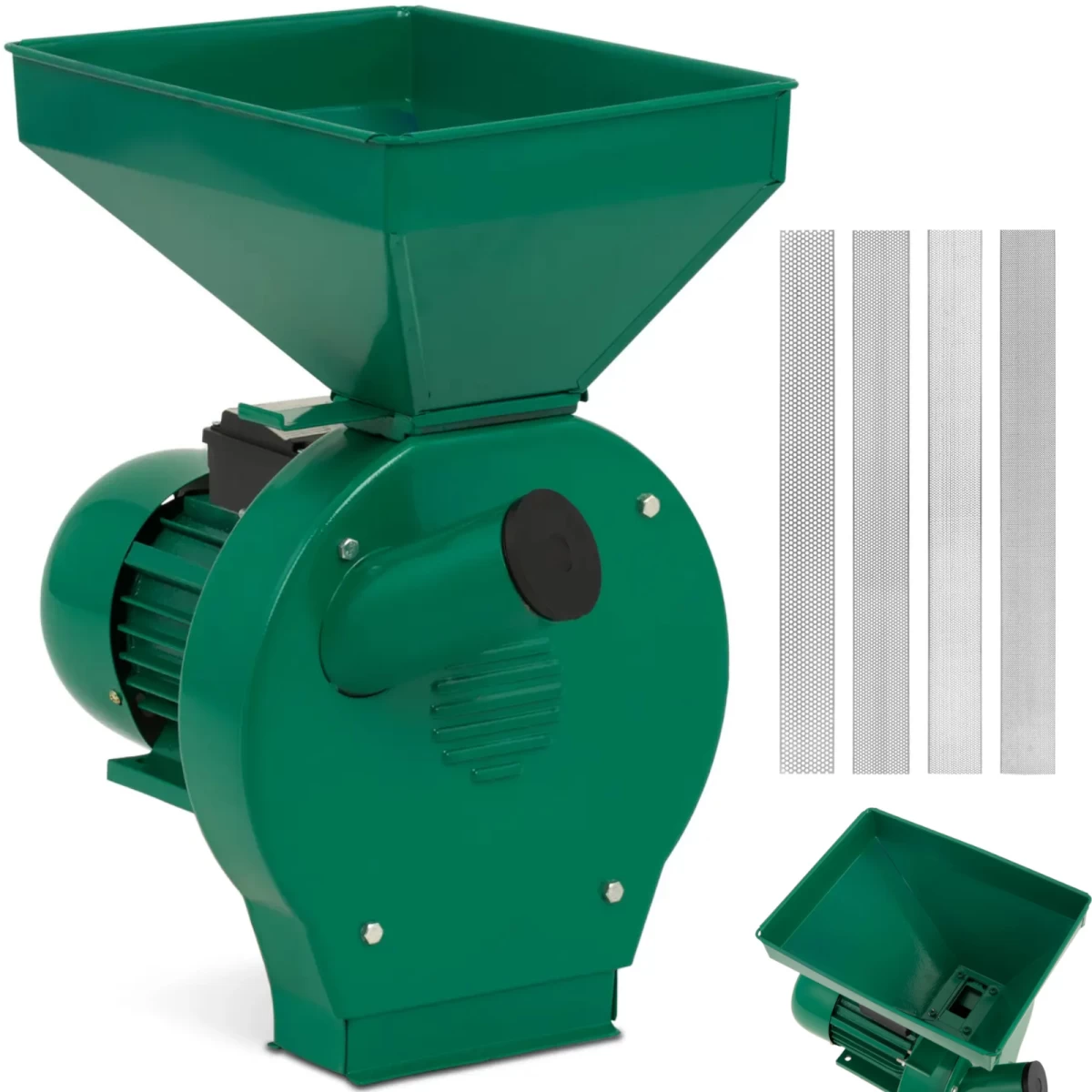 Grūdų Malūnas Su 4 Sieteliais 250 Kg/h 1100 W Grūdų Malūnas Su 4 Sieteliais 250 Kg/h 1100 W