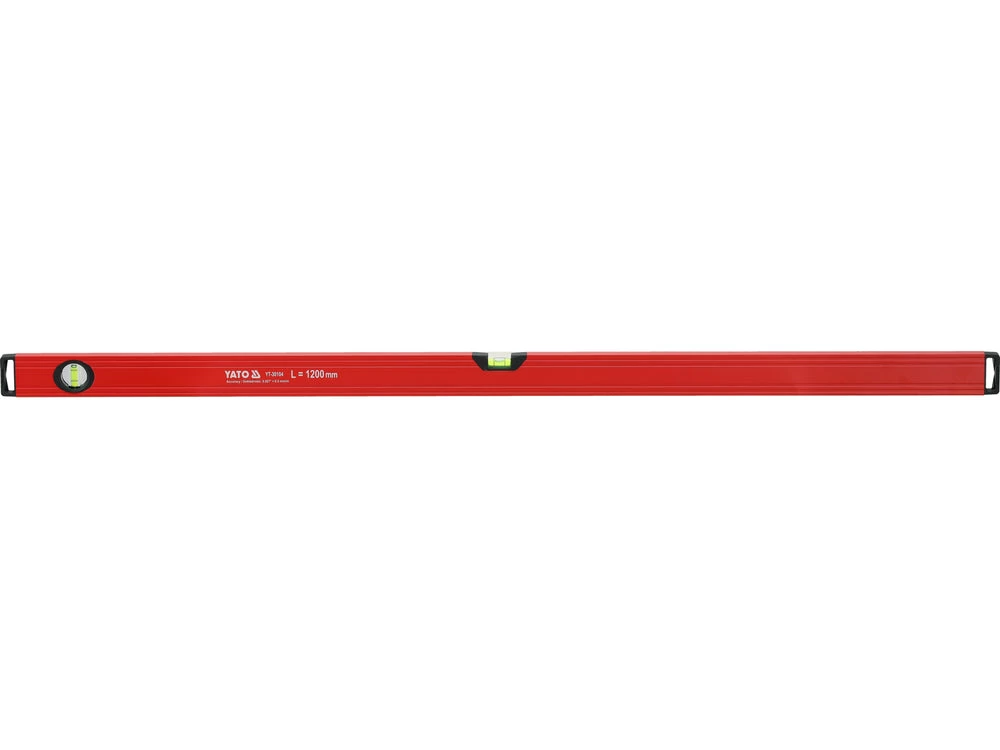 Gulsčiukas aliuminis | BOX level | 1200 mm | su rankenėlėmis (YT-30104)