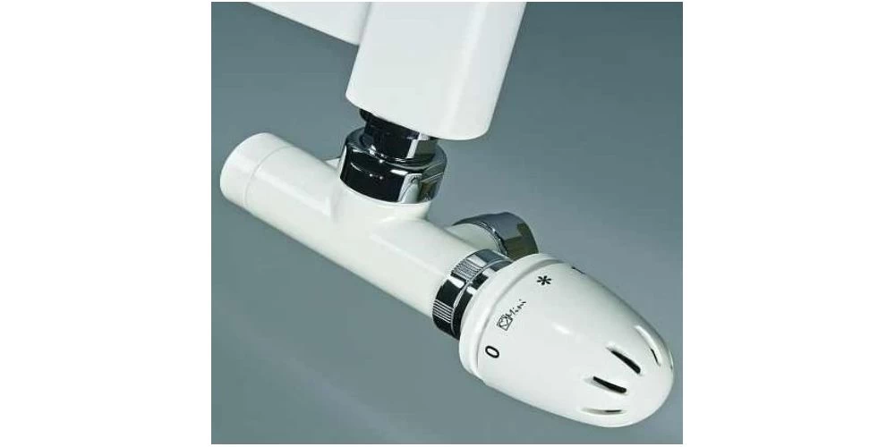 Gyvatuko termoreguliatoriaus komplektas HERZ De Luxe, balta