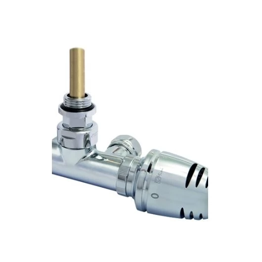 Gyvatuko termoreguliatoriaus komplektas HERZ De Luxe, chromo