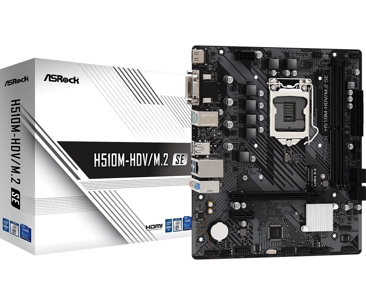 H510M-HDV/M.2 SE s1200  2DDR4 HDMI/DVI mATX