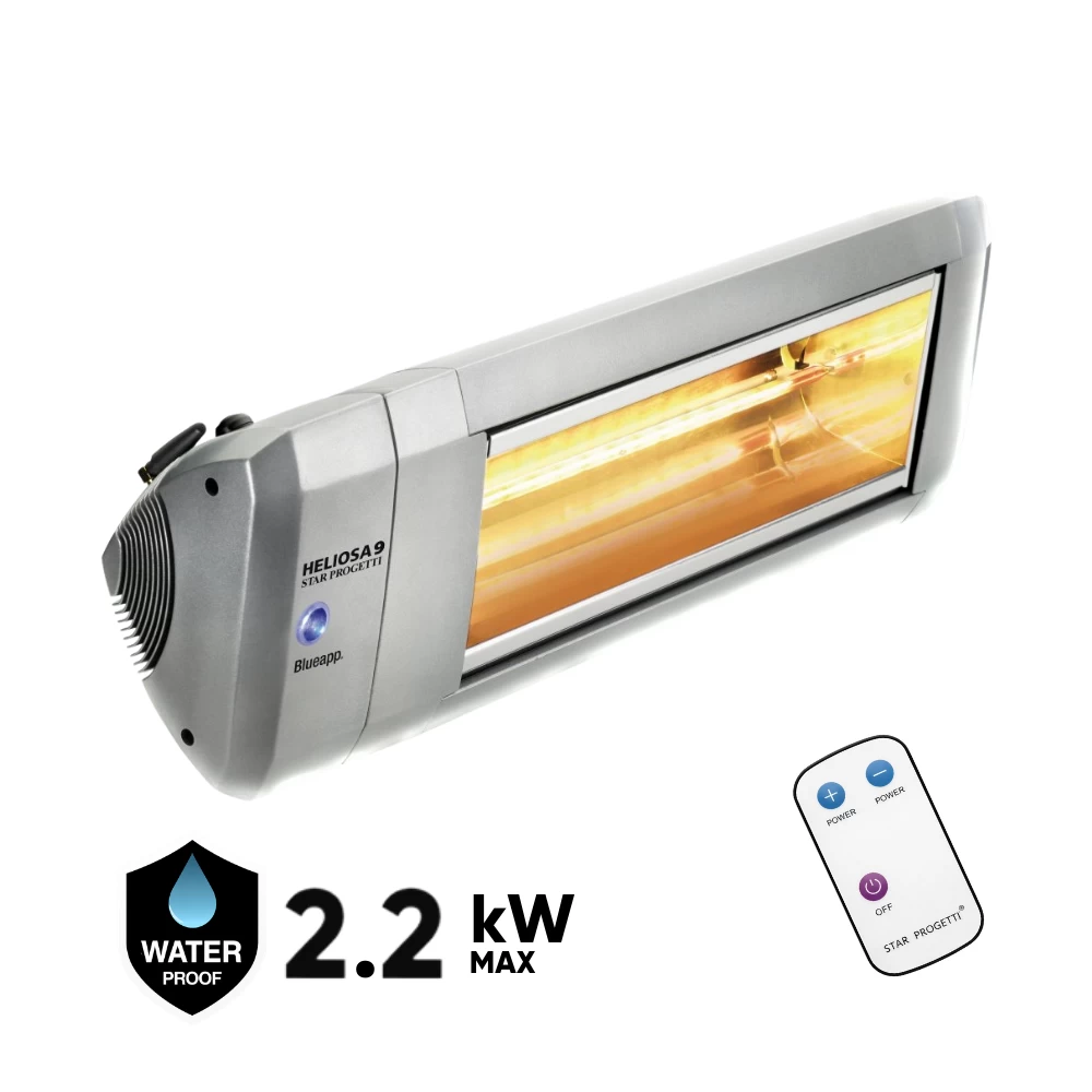 Halogeninis infraraudonųjų spindulių šildytuvas HELIOSA 9.2