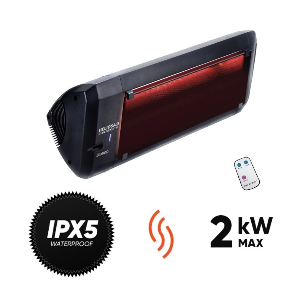 Halogeninis infraraudonųjų spindulių šildytuvas Heliosa 9.3