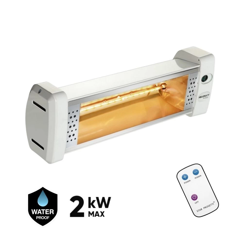 Halogeninis infraraudonųjų spindulių šildytuvas HELIOSA HI DESIGN 77