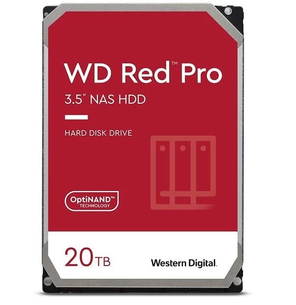 Hard drive HDD Western Digital WD Red Pro 20 TB WD201KFGX