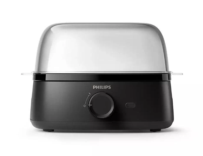 Hd9137/90 Philips Kiaušinių Virimo Aparatas Juoda Ir Sidabrinė