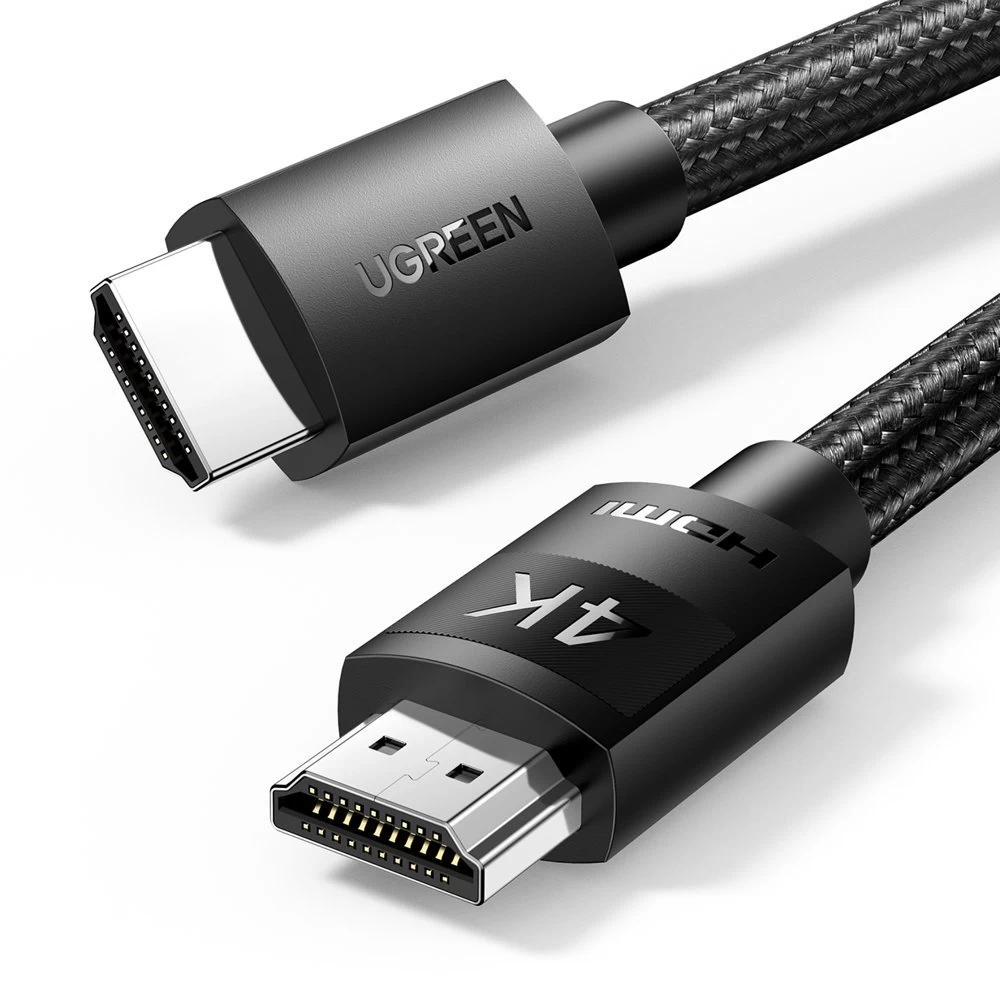 Hdmi 2.0 Pintas Tvirtas Kabelis 4k 2 M Juodas