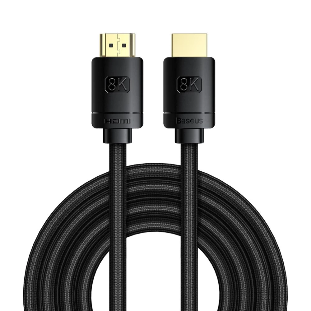 Hdmi 2.1 8k 60 Hz Earc Qms Dynamic Hdr Vrr Allm Kabelis 3 M Juodas
