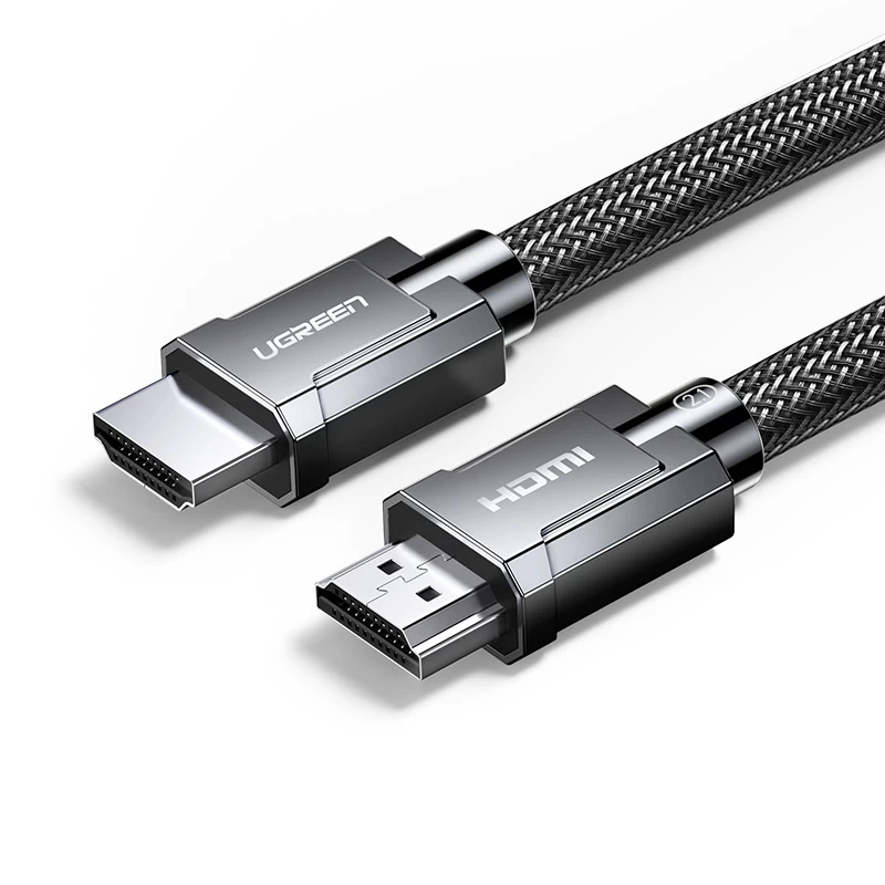 Hdmi 2.1 8k 60hz 48gbps 3 M Lankstus Pintas Pilkas Kabelis