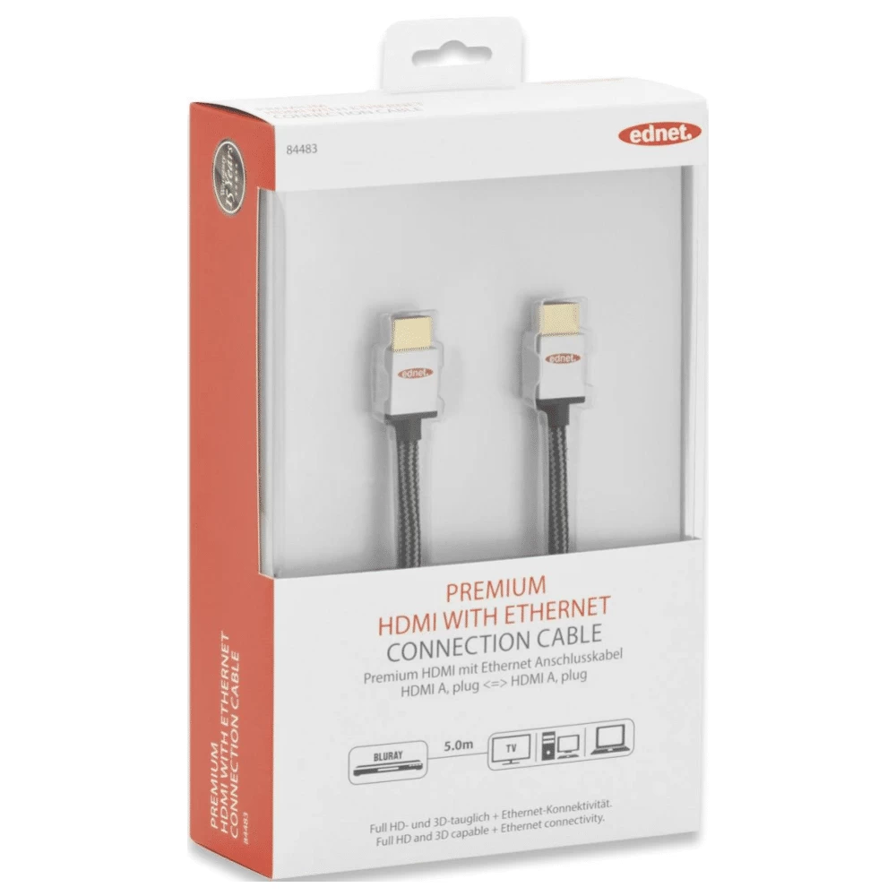 HDMI Kabelis Ednet 84483 (Ekspozicinė prekė)