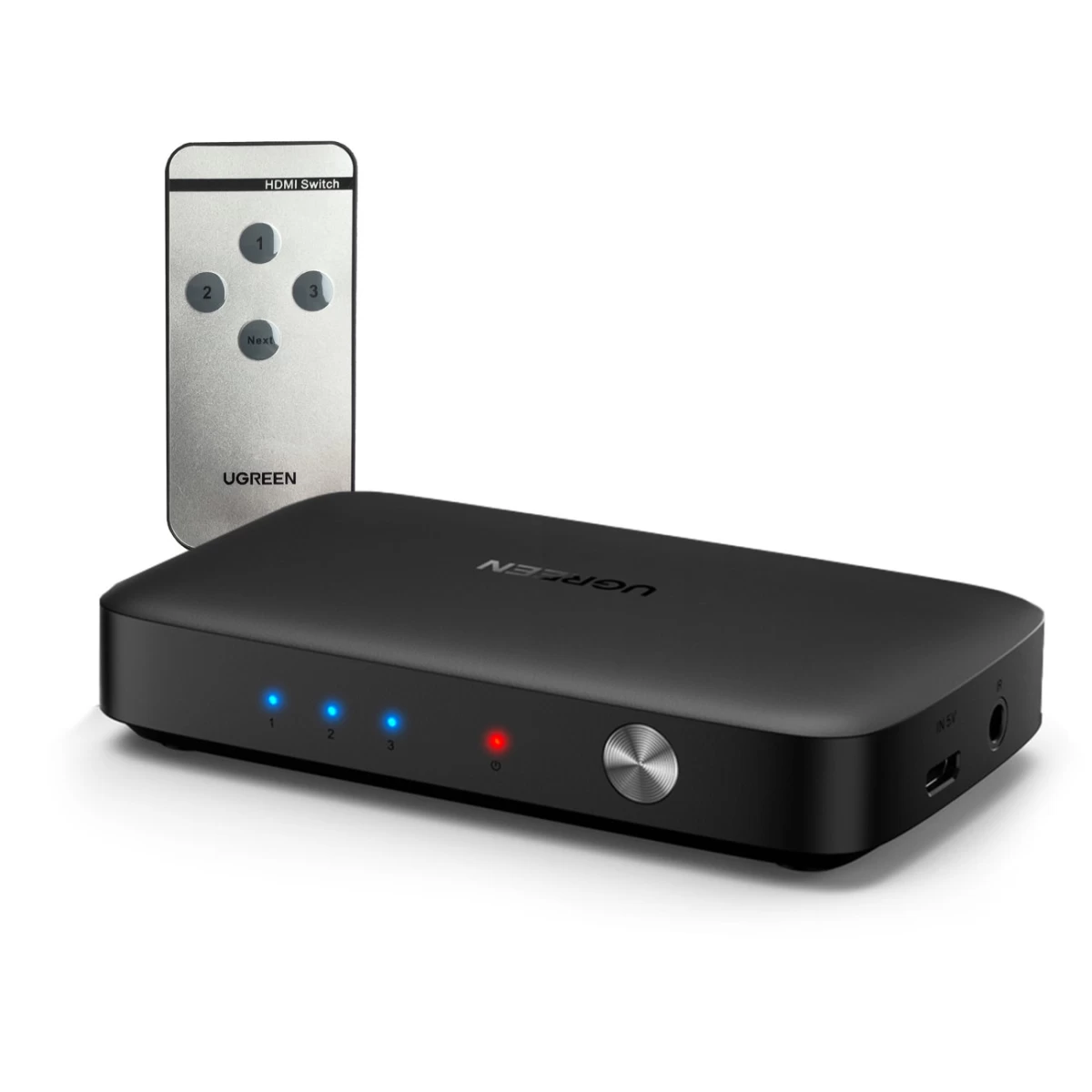 Hdmi Skirstytuvo Jungiklis - 3x Hdmi 4k 30hz Juodas Hdmi Skirstytuvo Jungiklis - 3x Hdmi 4k 30hz Juodas