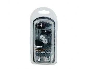 Headphones VAKOSS LT-437EX (inner-ear canal; NO; black color