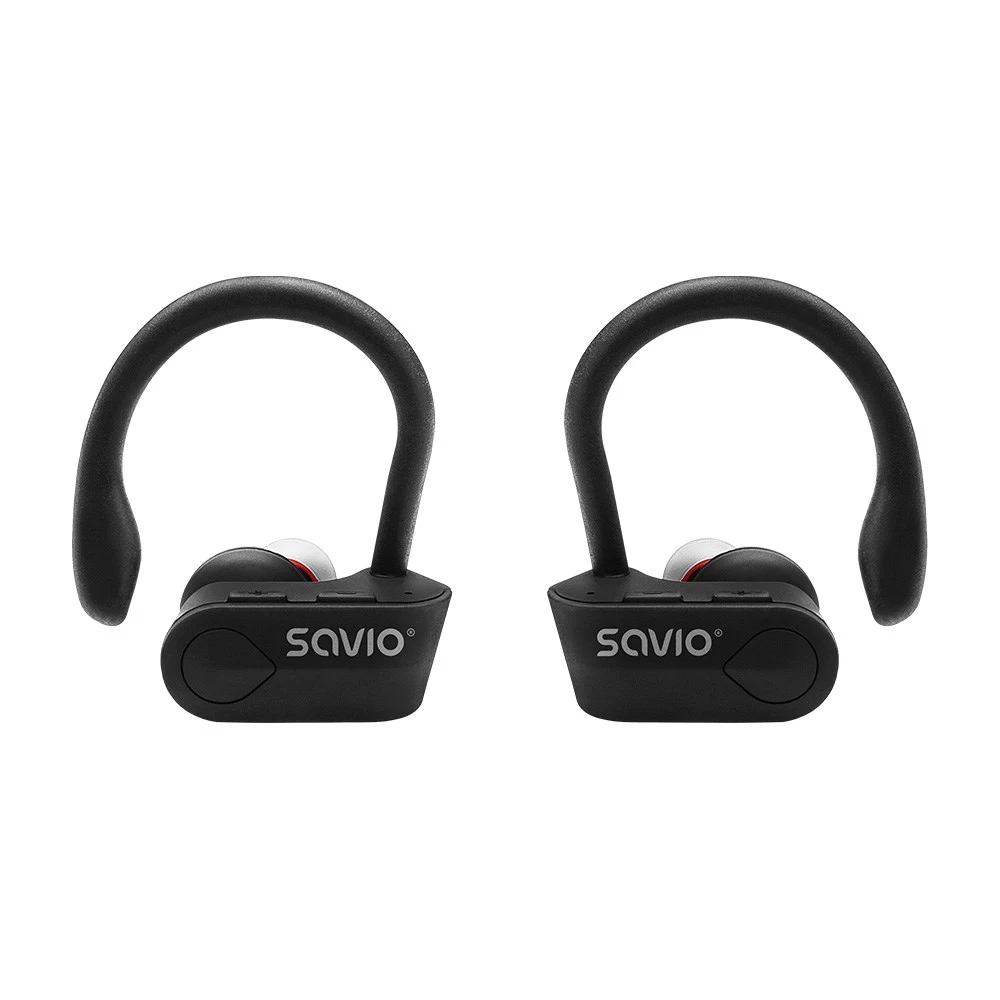 Headphones wireless SAVIO TWS-03 (bluetooth; Bluetooth, wireless; with built-in microphone; black color