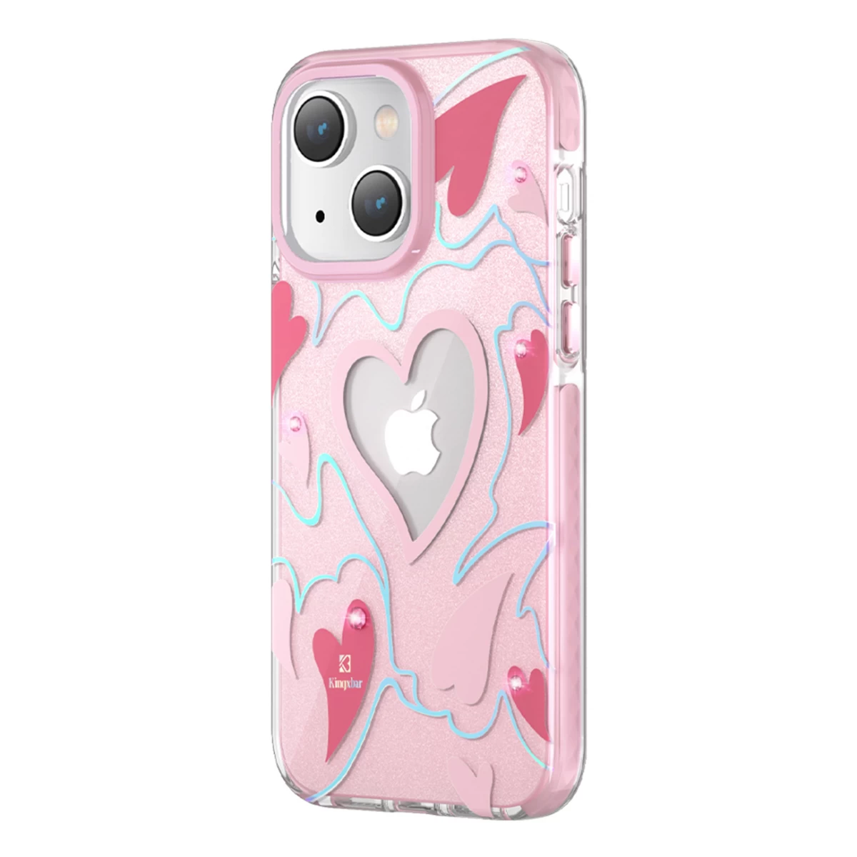 heart Star Dėklas Iphone 14 Plus heart Star Serija Pink Heart