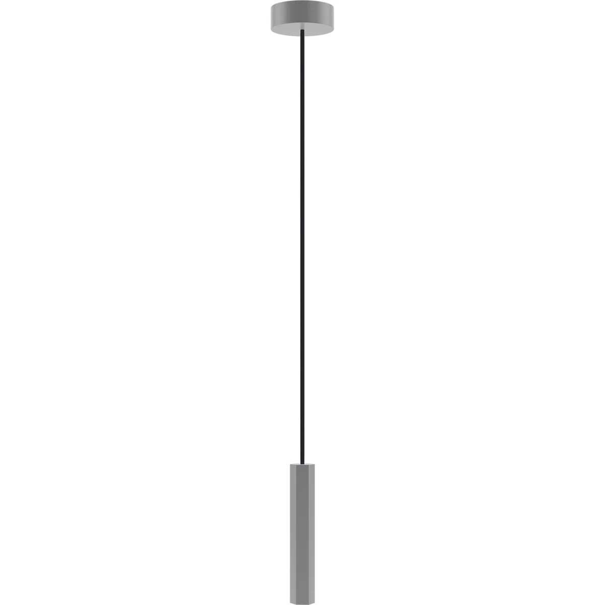 hexa Wood Pendant 1 Light In Grey