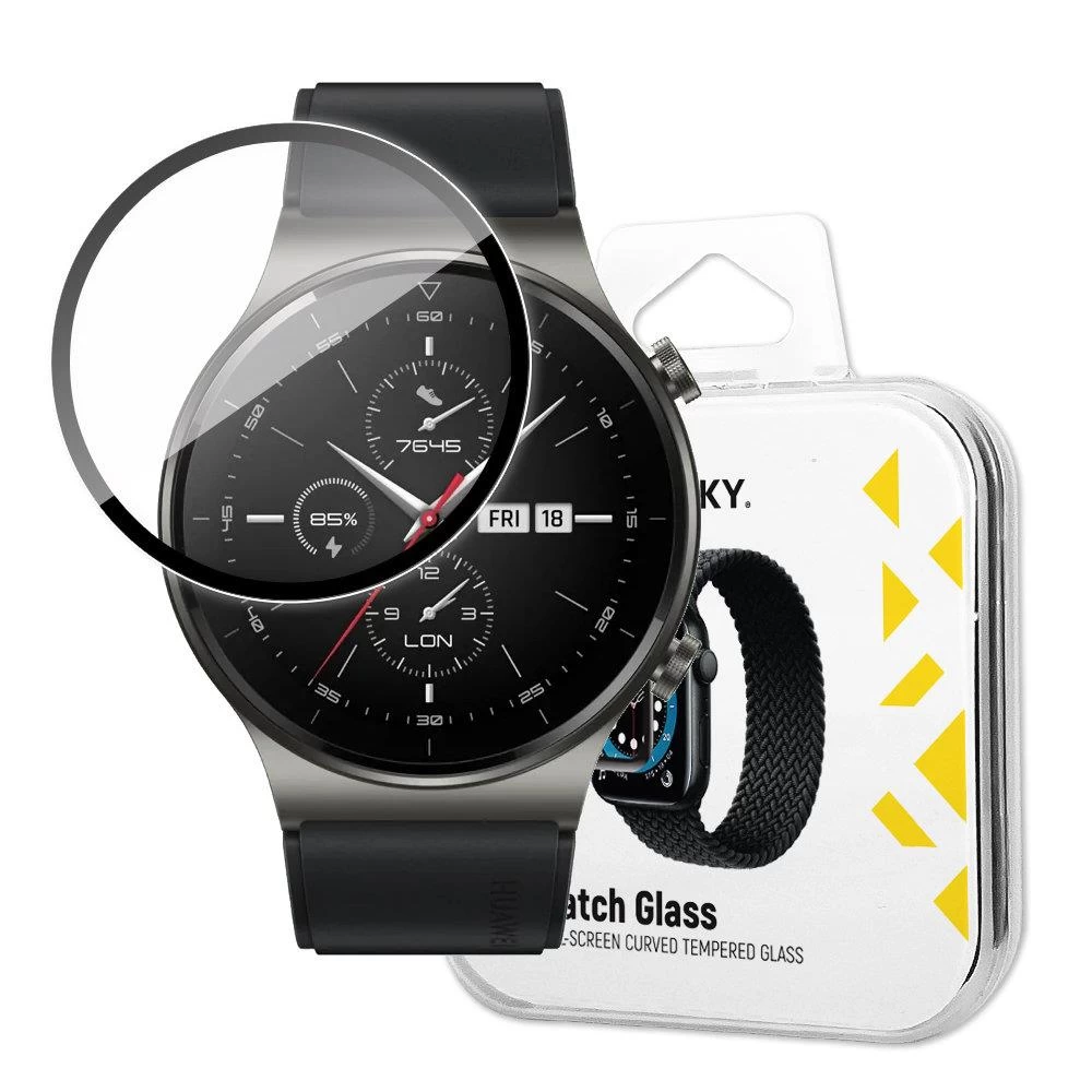 Hibridinis Apsauginis Stiklas, Skirtas Huawei Watch Gt 2 42mm Juodas
