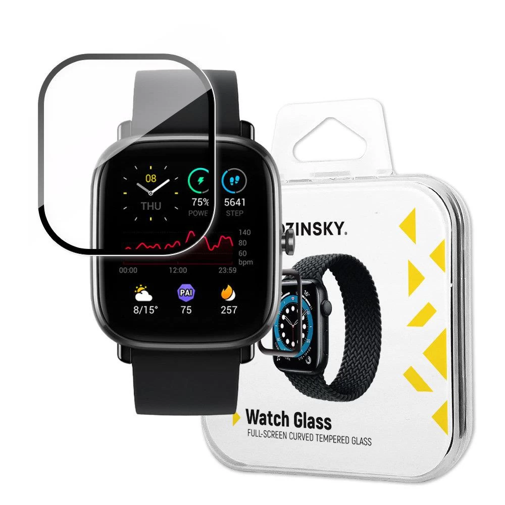 Hibridinis Apsauginis Stiklas xiaomi Amazfit Gts 2 Mini Juodos Spalvos