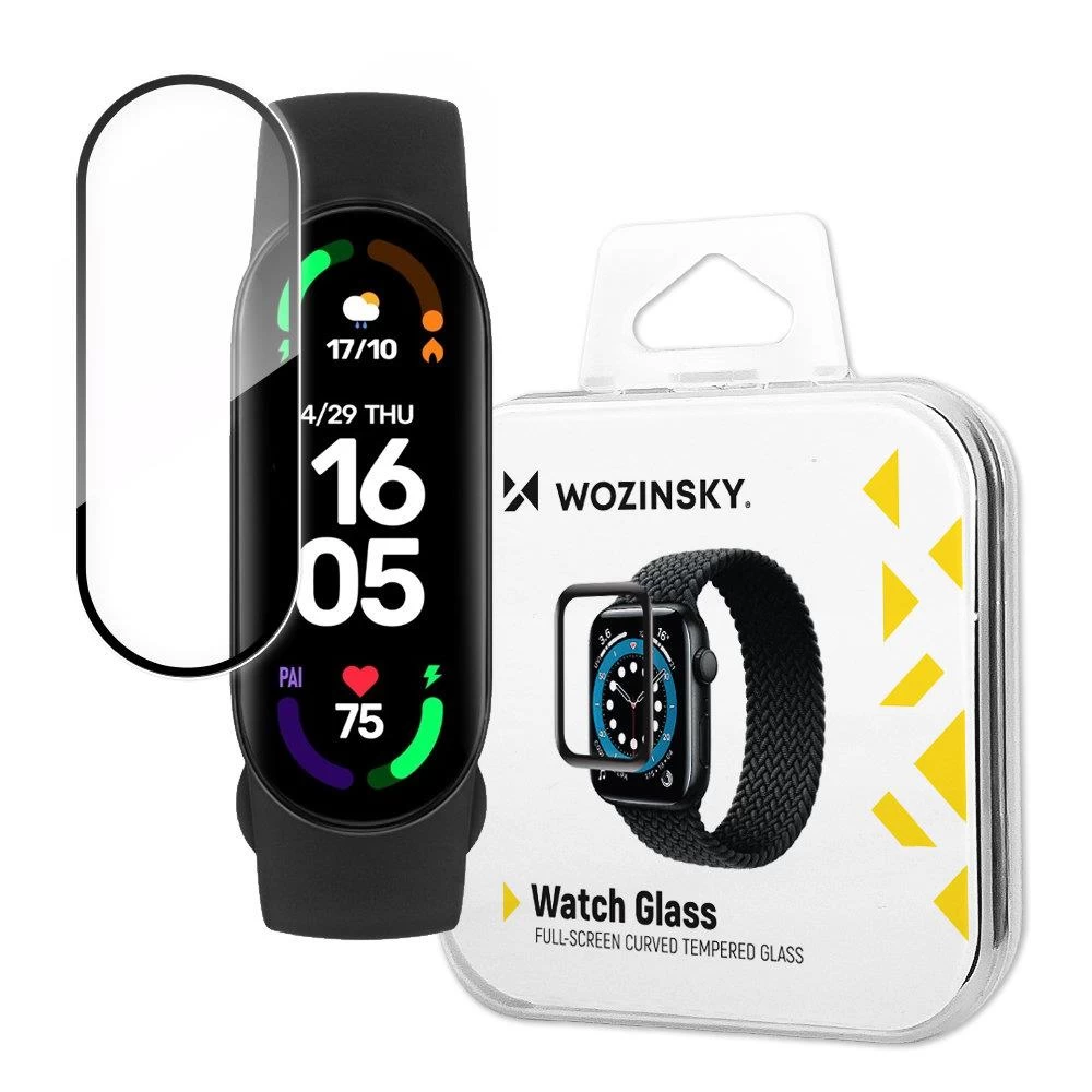 Hibridinis Apsauginis Stiklas Xiaomi Mi Band 6 Juodas