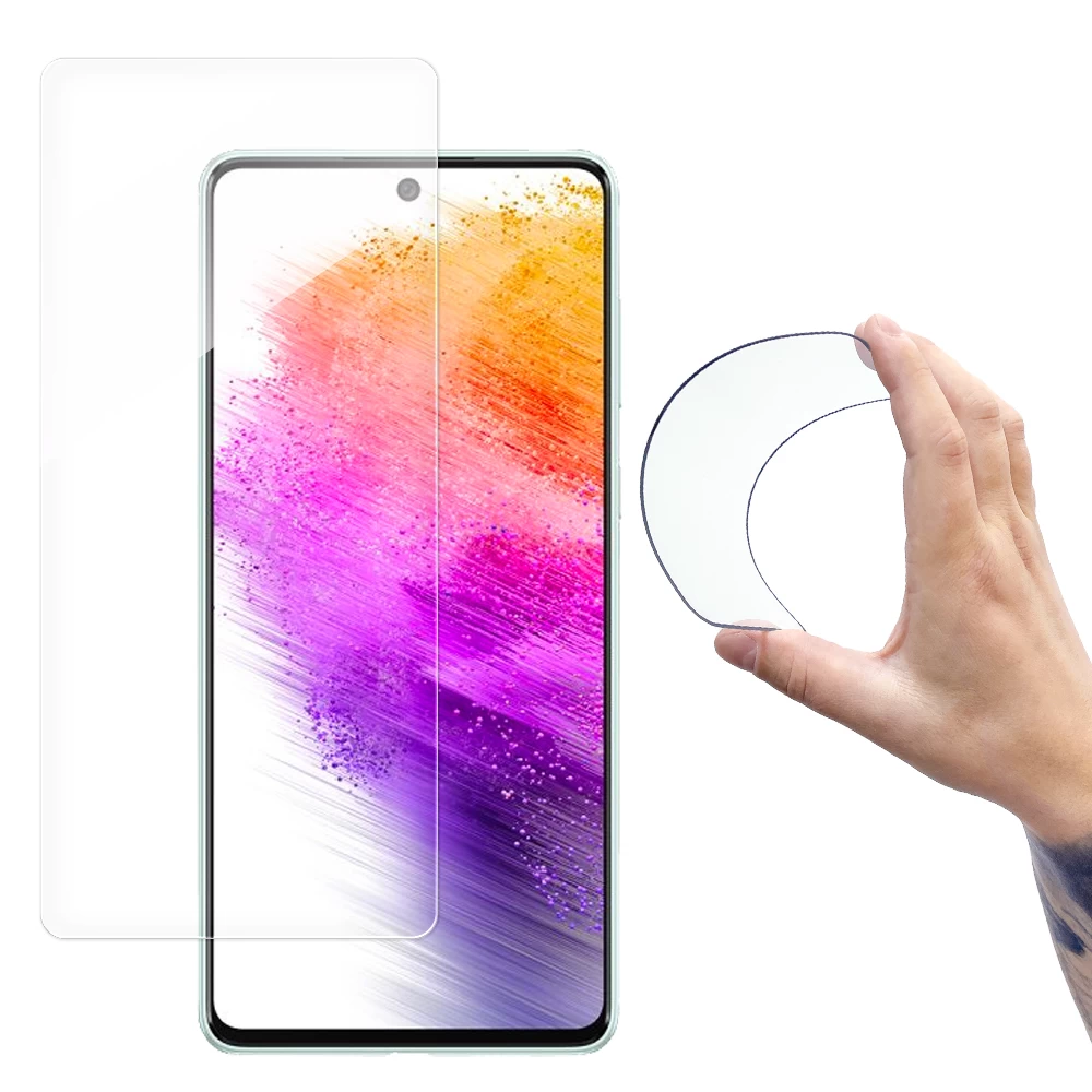 Hibridinis Lankstus Stiklo Folijos Grūdintas Stiklas samsung Galaxy A73 Nano Flexi